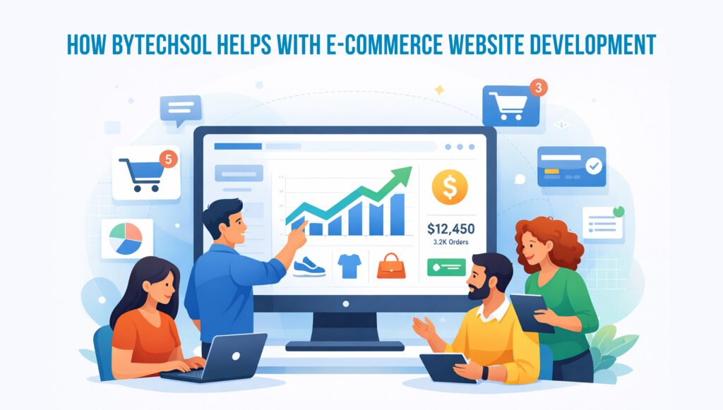 How Bytechsol Helps with E-Commerce Website Development