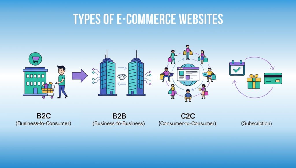 Types of E-Commerce Websites